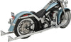 MUFFLER TRUE DUALS WITH 36" LONG 2-1/4" FISHTAIL MUFFLERS (NO BAFFLE)