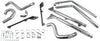 MUFFLER TRUE DUALS WITH 33" LONG 2-1/4" FISHTAIL MUFFLERS (WITH BAFFLE)