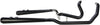 EXHAUST SYSTEM TRUE-DUAL DOWN UNDER MEGAPHONE BLACK