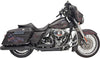 EXHAUST SYSTEM TRUE-DUAL DOWN UNDER STRAIGHT BLACK