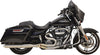 EXHAUST SYSTEM ROAD RAGE III 4 " STRAIGHT CAN 2-INTO-1 LONG BRUSHED STAINLESS STEEL