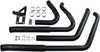 EXHAUST SYSTEM PRO STREET TURN OUT BLACK
