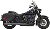 EXHAUST SYSTEM 2 INTO 1 BLACK