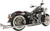 MUFFLER SLIP-ON TRUE DUAL W/39" LONG FISHTAIL CHROME