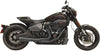 EXHAUST SYSTEM 2-1 ROAD RAGE W/MEGAPHONE MUFFLERS BLACK