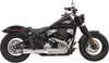 EXHAUST SYSTEM 2-1 ROAD RAGE W/MEGAPHONE MUFFLERS CHROME