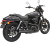 MUFFLER 4" MEGAPHONE STYLE BLACK STREET EXHAUST