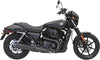 MUFFLER 4" STRAIGHT CAN STYLE BLACK STREET EXHAUST