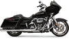 MUFFLER SLIP-ON 4" CHROME DNT PERFORMANCE MEGAPHONE CHROME END CAPS