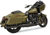 MUFFLERS SLIP-ON 4" DNT ELIMINATOR MEGAPHONE CROSS-OVER BLACK