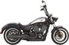 EXHAUST ROAD RAGE BLACK W/ BLACK FLUTED END CAP