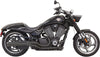 EXHAUST ROAD RAGE BLACK W/ BLACK FLUTED END CAP
