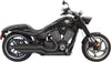 EXHAUST PRO STREET SLASH CUT BLACK