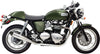 MUFFLER 4" POLISHED W/ BLACK END CAP