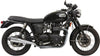 MUFFLER 4" POLISHED W/ BLACK END CAP