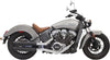 MUFFLER 3" SLIP ON BLACK W/BLACK SLASH CUT END CAP