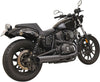 MUFFLER SLIP-ON SHORT SLASH CUT BLACK POWDER_COATED
