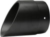 END CAP BLACK BILLET SLASH CUT 1" EXTENDED