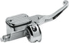 HANDLEBAR MASTER CYLINDER 9/16" BORE CUT-DOWN CHROME