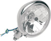 HEADLIGHT DIAMOND-STYLE 5.75" BOTTOM-MOUNT CLEAR LENS FOR SPRINGER CHROME