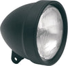 HEADLIGHT DIE-CAST 5.75" CLEAR LENS MATTE BLACK