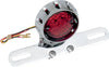 CUSTOM BOBBER LED TAILLIGHT AND LICENSE PLATE MOUNT CHROME