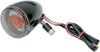 TURN SIGNAL KIT FRONT OEM DEUCE-STYLE SMOKE LENS GLOSS BLACK