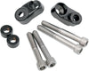 SHORT TURN SIGNAL MOUNTS FOR 39MM/49MM FORKS BLACK