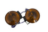 TURN SIGNALS REPLACEMENT REAR BLACK/AMBER