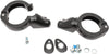 TURN SIGNAL FORK CLAMPS 49MM BLACK