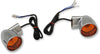 TURN SIGNAL BULLET-STYLE FRONT CHROME