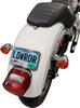 LICENSE PLATE MOUNT LARGE RADIUS CHROME