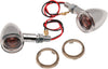 MINI-DEUCE MARKER LIGHTS STUD-MOUNT CLEAR/SMOKE LENS CHROME