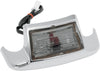 REAR FENDER TIP LIGHT SMOKE LENS CHROME