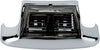 REAR FENDER TIP LIGHT SMOKE LENS CHROME