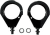 TURN SIGNAL FORK CLAMP 49MM BLACK