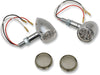 LED MINI DEUCE MARKER LIGHT KIT CHROME/RED