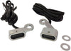 LIGHTS MARKER HANDLEBAR CHROME/SMOKE LED
