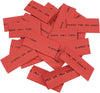 TUBE HEAT SHRINK RED 25PK