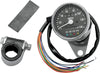 2.4" MECHANICAL SPEEDOMETER 2:1 WITH LED INDICATORS CHROME BLACK FACE