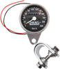 CHROME MINI MECHANICAL SPEEDOMETER