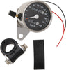 CHROME MINI MECHANICAL SPEEDOMETER WITH TRIPMETER