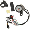 ELECTRONIC SPEEDOMETERS WITH INDICATOR LIGHTS 1-7/8" MINI PROGRAMMABLE 220 KPH