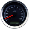 SPEEDOMETER BLK MPH XL