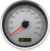 SPEEDOMETER SLVR KPH RK