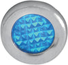 SNAP-IN INDICATOR LIGHT BLUE 0.3" STAINLESS STEEL BEZEL