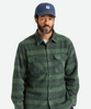 BOWERY HEAVY WEIGHT L/S FLANNEL - FOREST GREEN