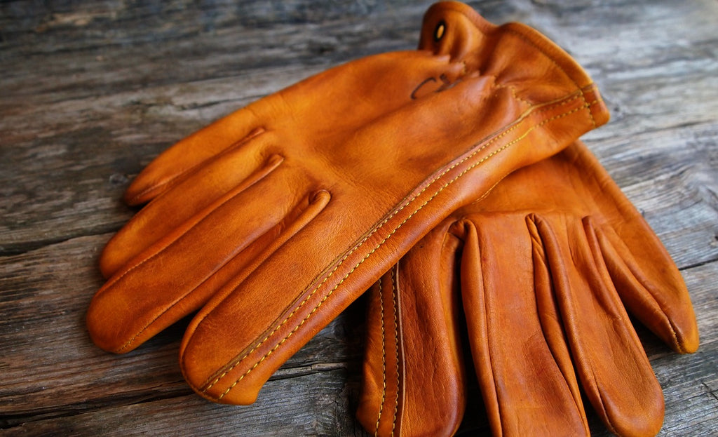 crud handschuhe CRUD GJÖRA GLOVES COGNAC – Roadside Repair Shop