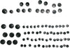BOLT COVER KIT STANDARD BLACK