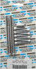CHROME SOCKET-HEAD PRIMARY COVER BOLT KIT KNURLED